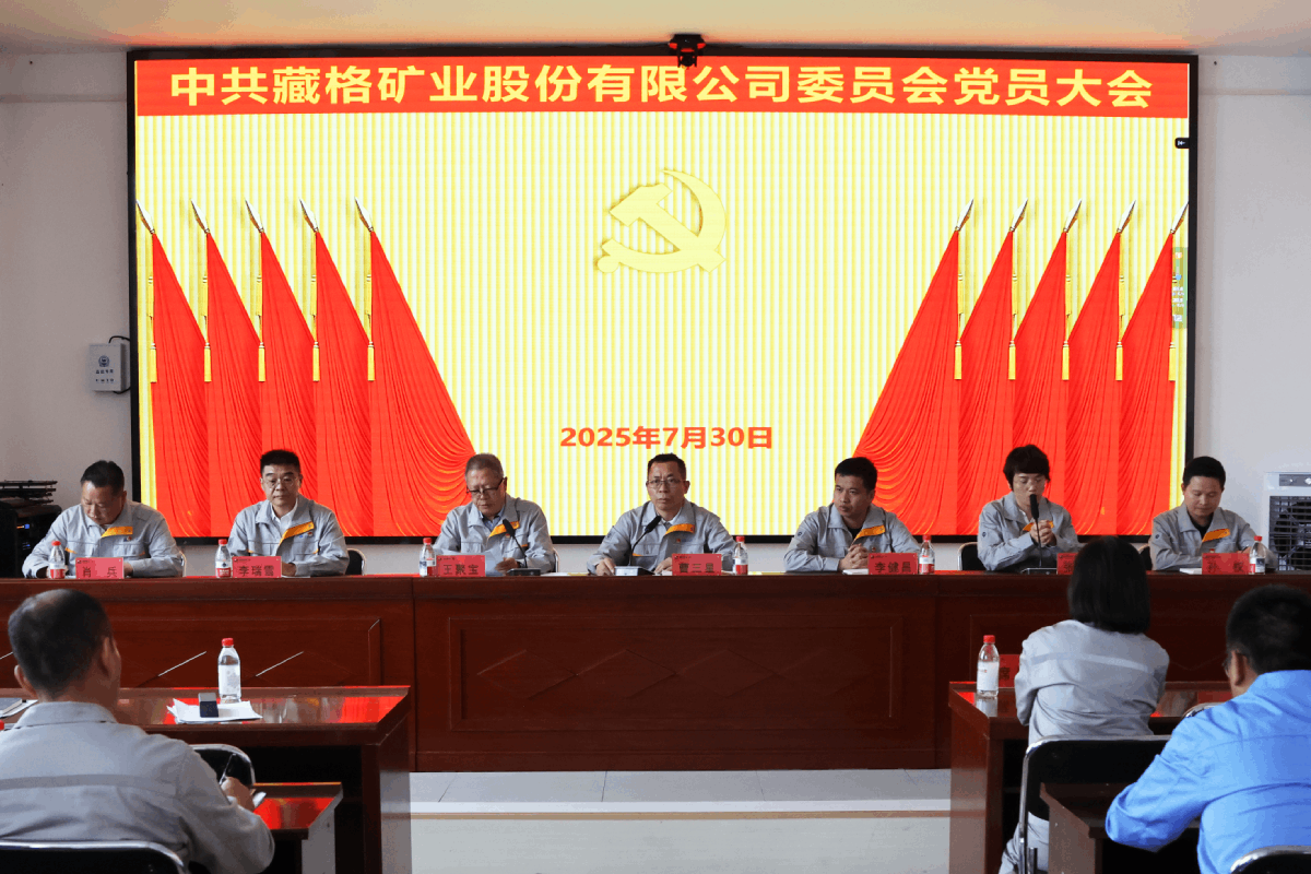 党建引领开新局 藏格矿业股份有限公司党委第一次党员大会胜利召开