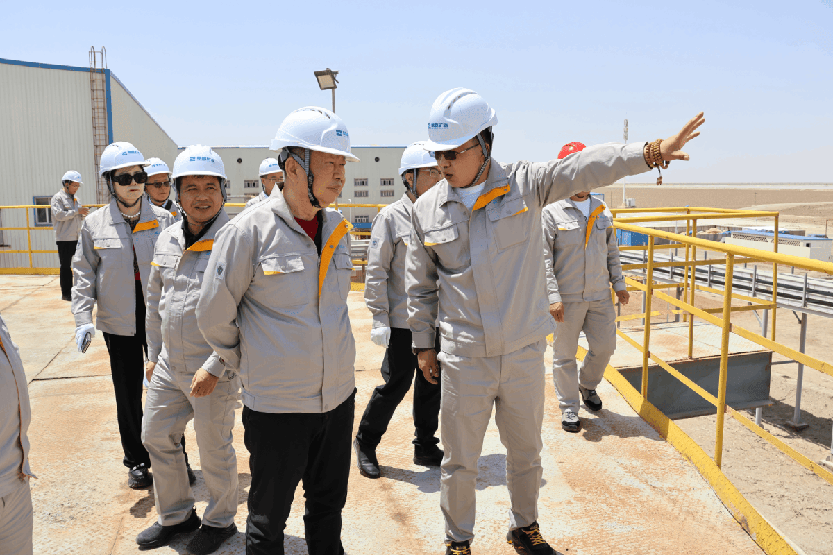 紫金矿业集团董事长陈景河莅临藏格矿业考察调研