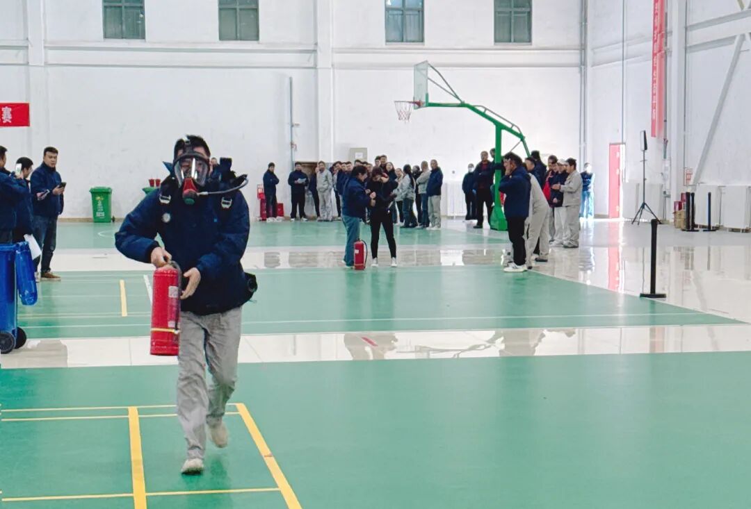 9728太阳集团钾肥成功举办消防技能竞赛 全面提升员工安全应急处置能力