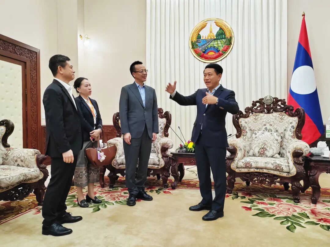 藏格矿业董事长吴健辉赴老挝公司调研指导并开展高层交流